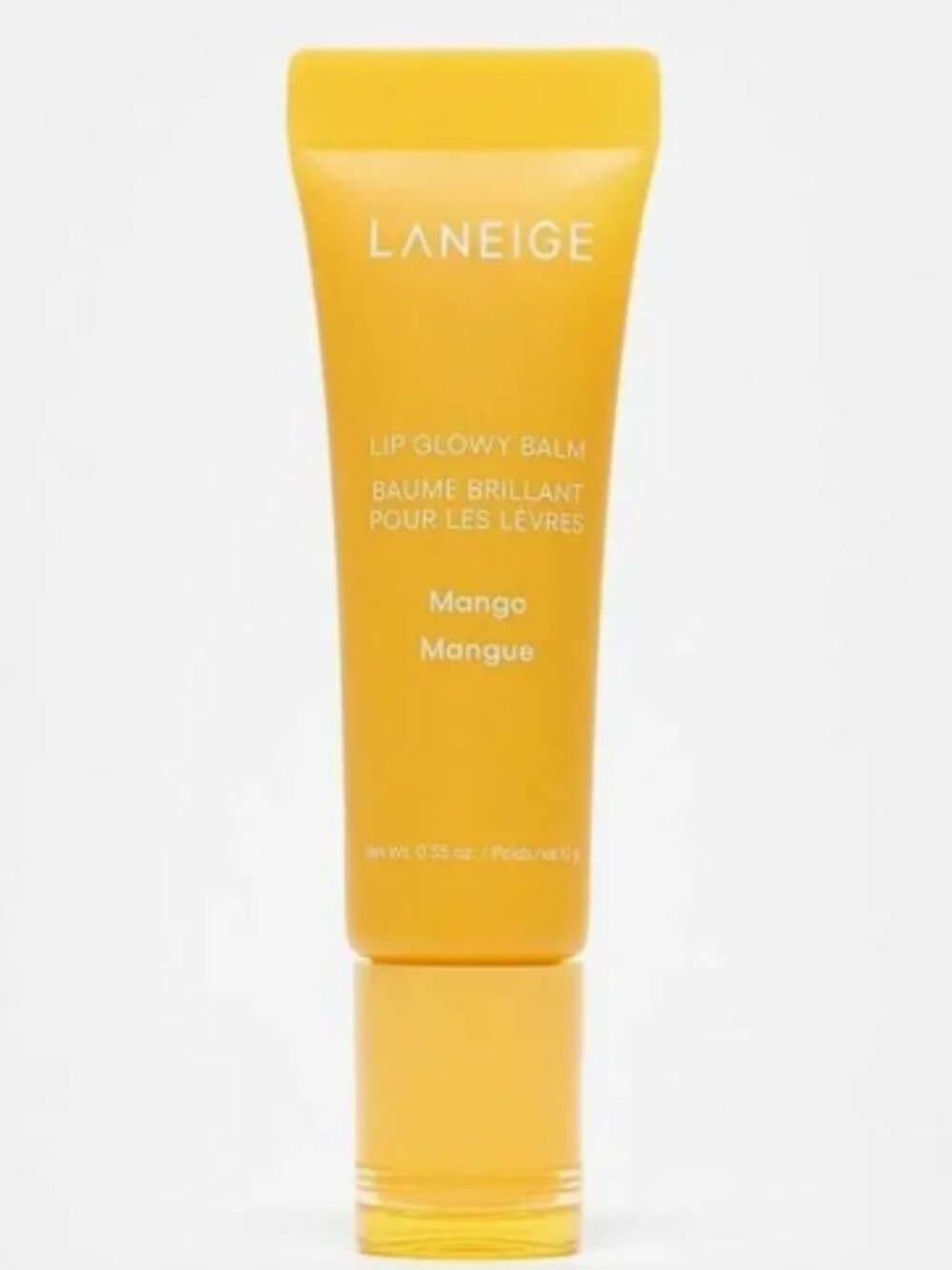 LANEIGE Lip Glowy Balm - Mango 0.35OZ - NIB